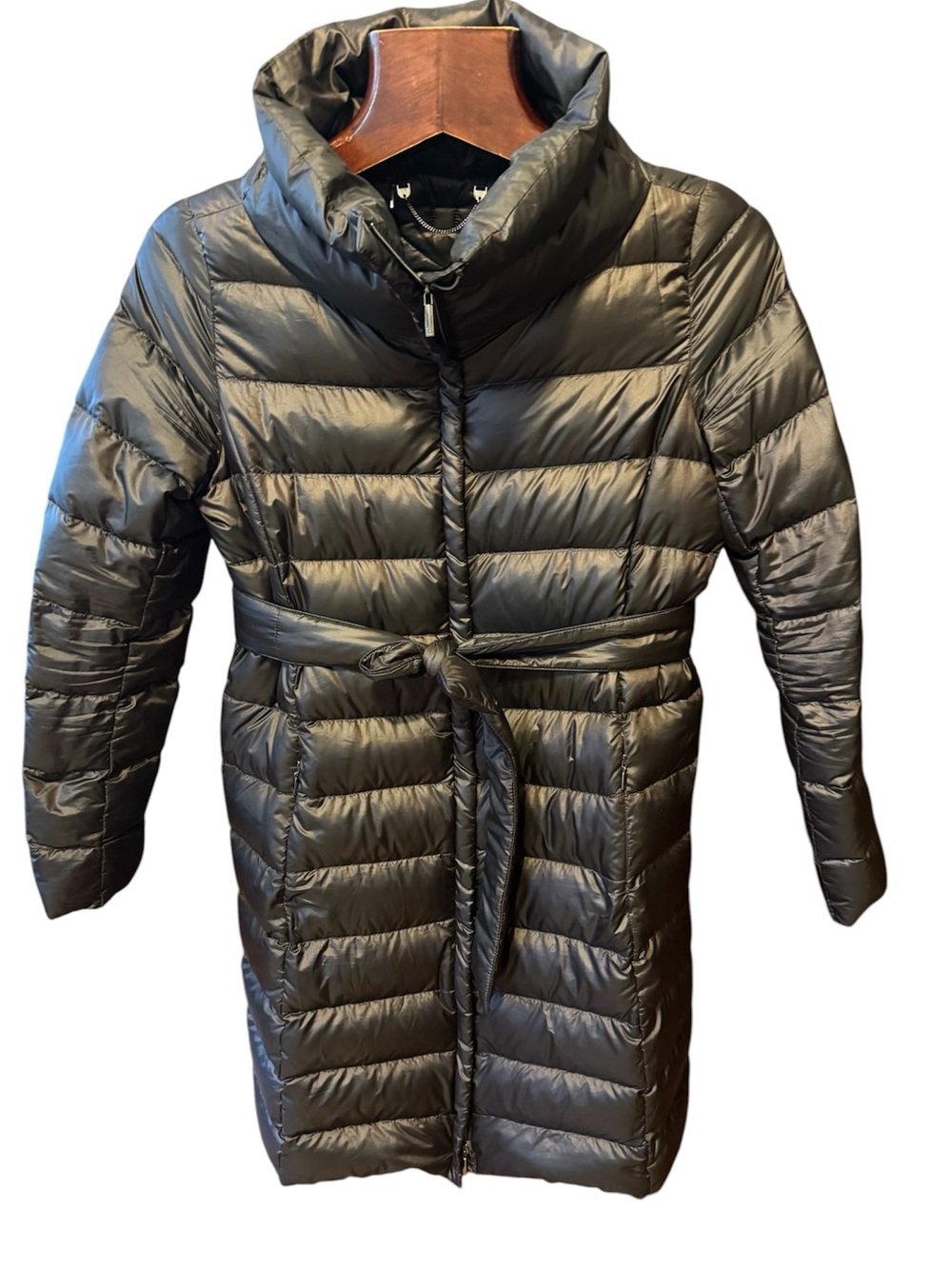 MaxMara Weekend Urban puffer dawn jacket size 10 authentic,brown